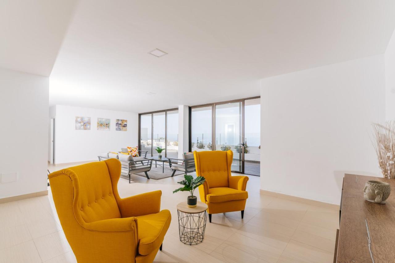 Sunset White Villa - Ocean View, Jakuzzi, Heated Pool, Air-Conditioning, Grill Playa de las Americas  Exterior foto